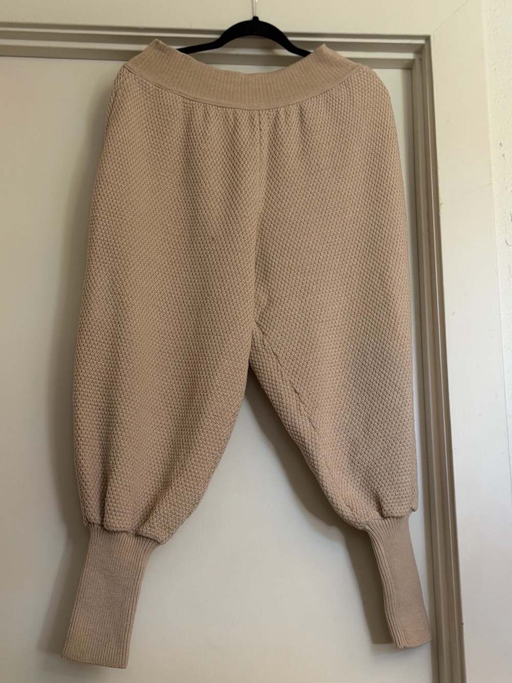 Saint Laurent Beige Cable Knit mock neck Sweater & matching pants - Picture 3 of 4